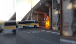 ataques-em-florianopolis:-lider-de-faccao-segue-foragido-e-quatro-sao-presos-apos-incendios