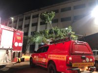 em-santarem,-incendio-em-gerador-de-energia-de-hotel-deixa-quatro-pessoas-presas-no-elevador