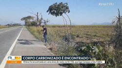 corpo-carbonizado-e-encontrado-as-margens-da-rj-158,-em-campos