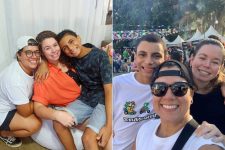 mulher-adota-filho-adolescente-com-esposa-e-viraliza-ao-mostrar-rotina-da-familia;-video