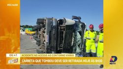 carreta-que-tombou-no-acesso-ao-contorno-viario-deve-ser-retirada-as-8h30