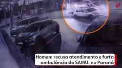 homem-recusa-atendimento-do-samu-e-foge-do-local-com-ambulancia-no-parana