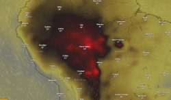 mancha-de-fogo-encobre-mais-de-500-km-de-extensao-da-amazonia,-apontam-imagens-de-satelite