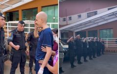 pms-fazem-homenagem-a-colega-com-cancer-internado-em-hospital;-video