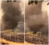 video:-redemoinho-de-terra-e-fuligem-assusta-em-mococa;-incendio-atinge-zona-rural-ha-3-dias