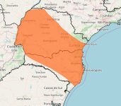 em-meio-a-seca,-parana-registra-chuvas-de-granizo-e-recebe-alerta-de-tempestade-para-ventos-de-ate-100-km/h;-veja-previsao-do-tempo